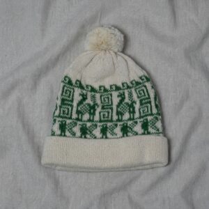 llavero alpaca (marrón con blanco)
