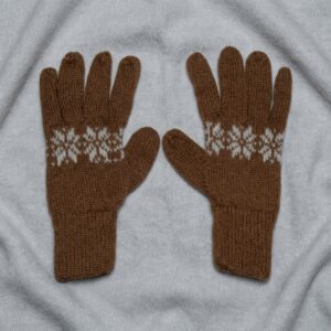 llavero alpaca (marrón con blanco)
